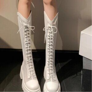 Ladies Shoes Lace up Boots